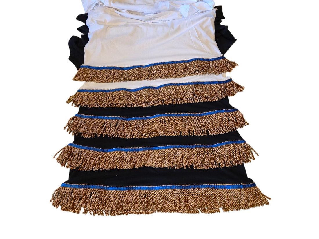 Adult Solid Color Fringed Shirts Set of 5