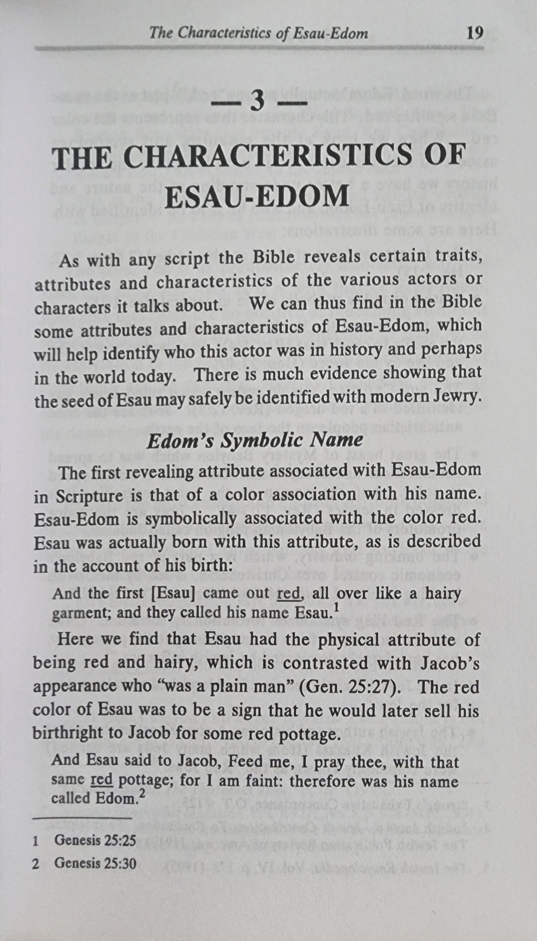 Who Is Esau - Edom