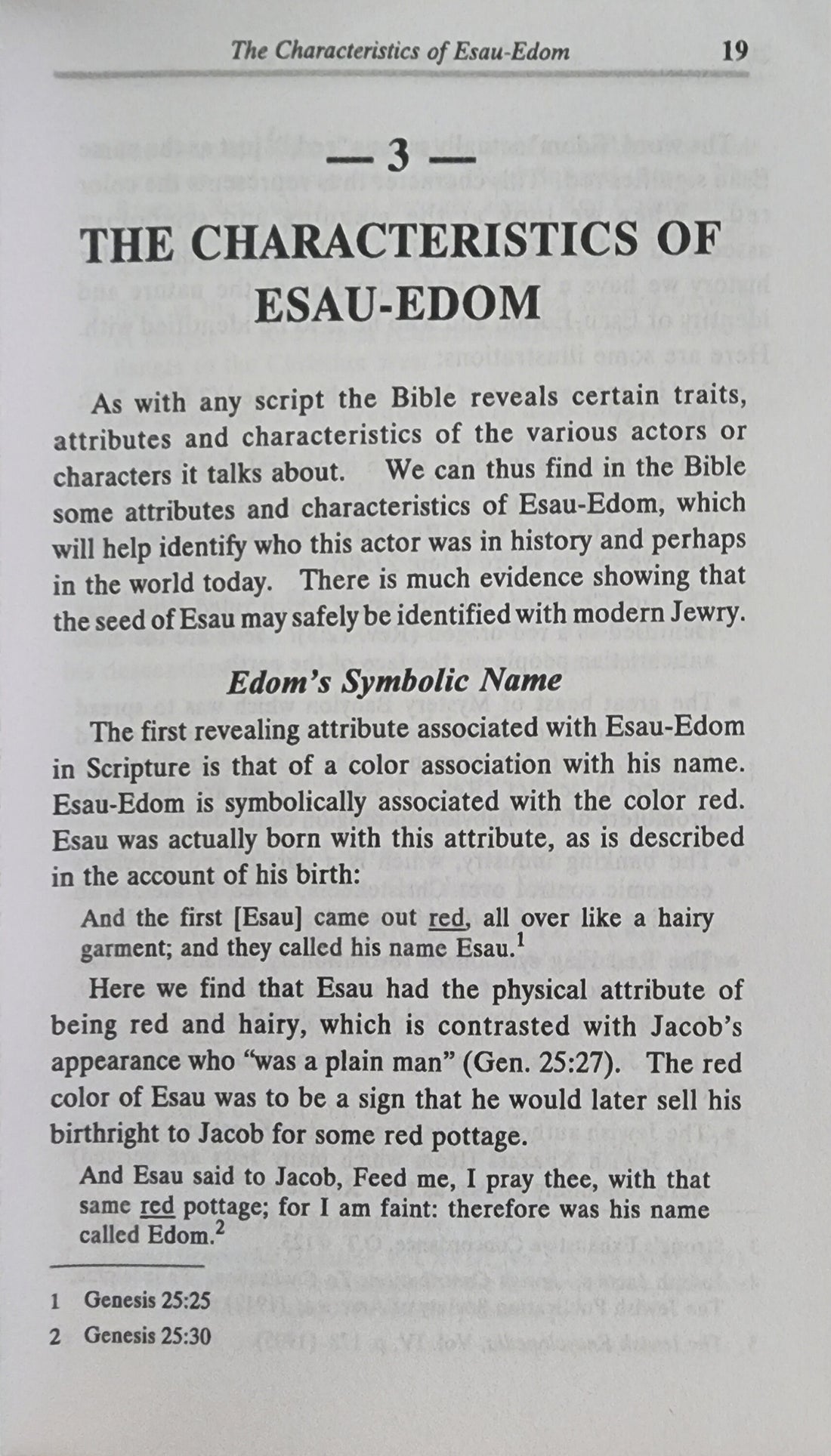 Who Is Esau - Edom