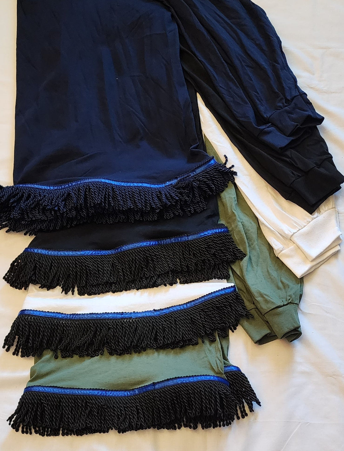 Fringed Unisex Long Sleeve Shirt - Made To Order