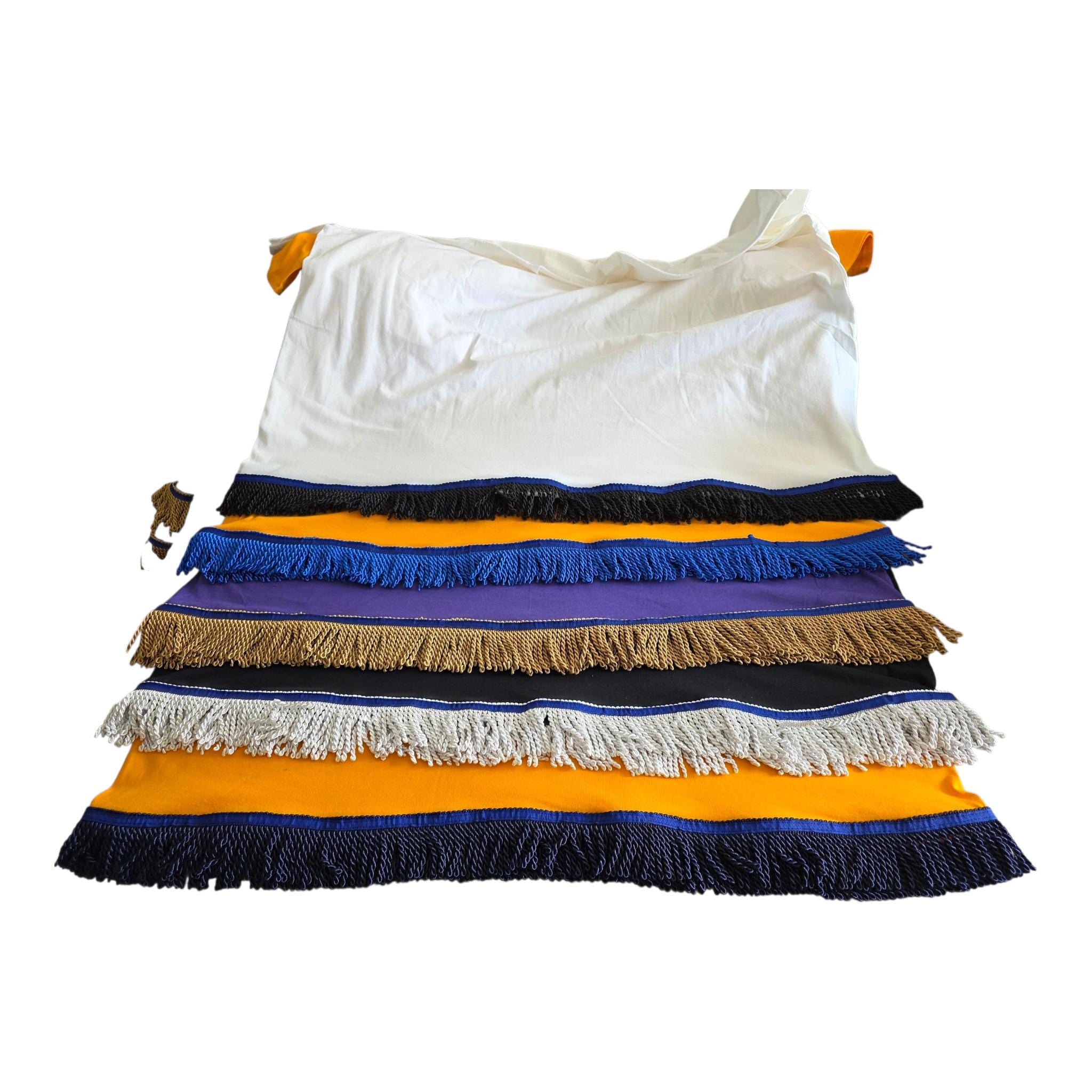Adult Solid Color Fringed Shirts Set of 5