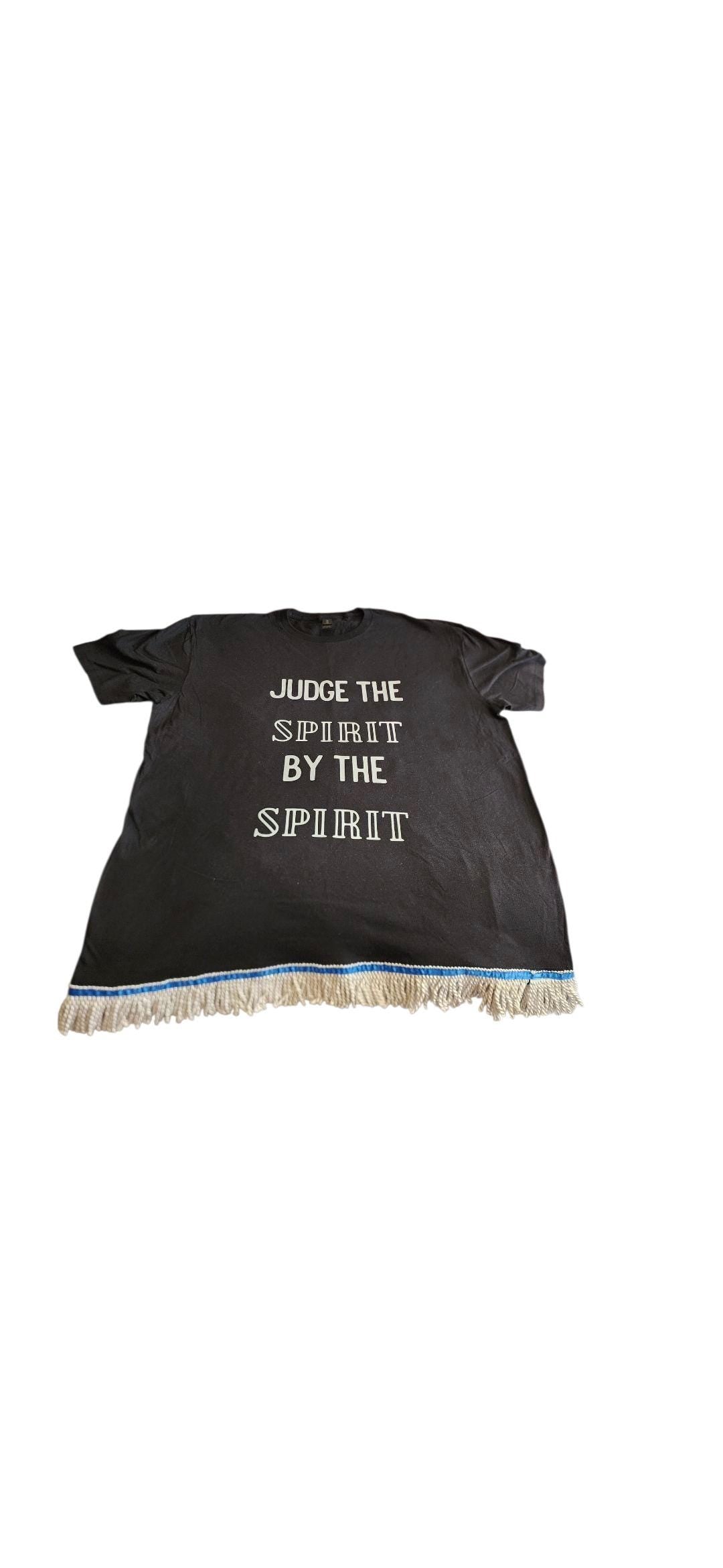 Judge The Spirit Cotton T-Shirt: Biblical Dove Design