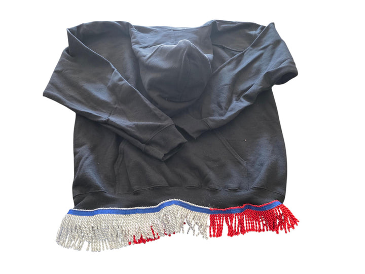 Fringed Hoodie 5-Bundle: Custom Color Cotton-Blend Adult Fashion