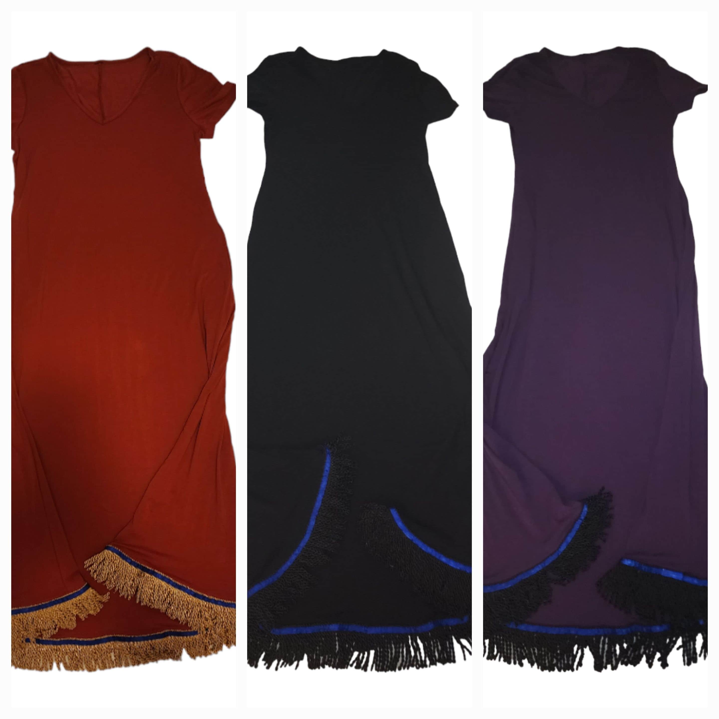 Womens dress with fringes