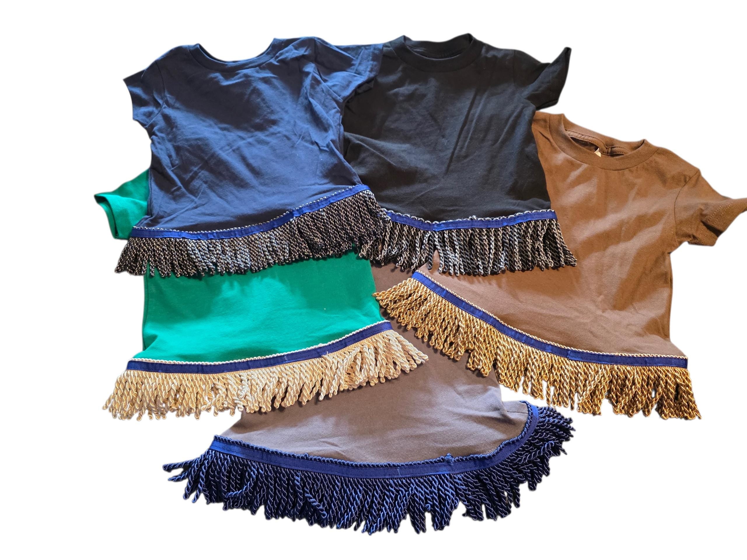 Children's Cotton Fringe Shirt