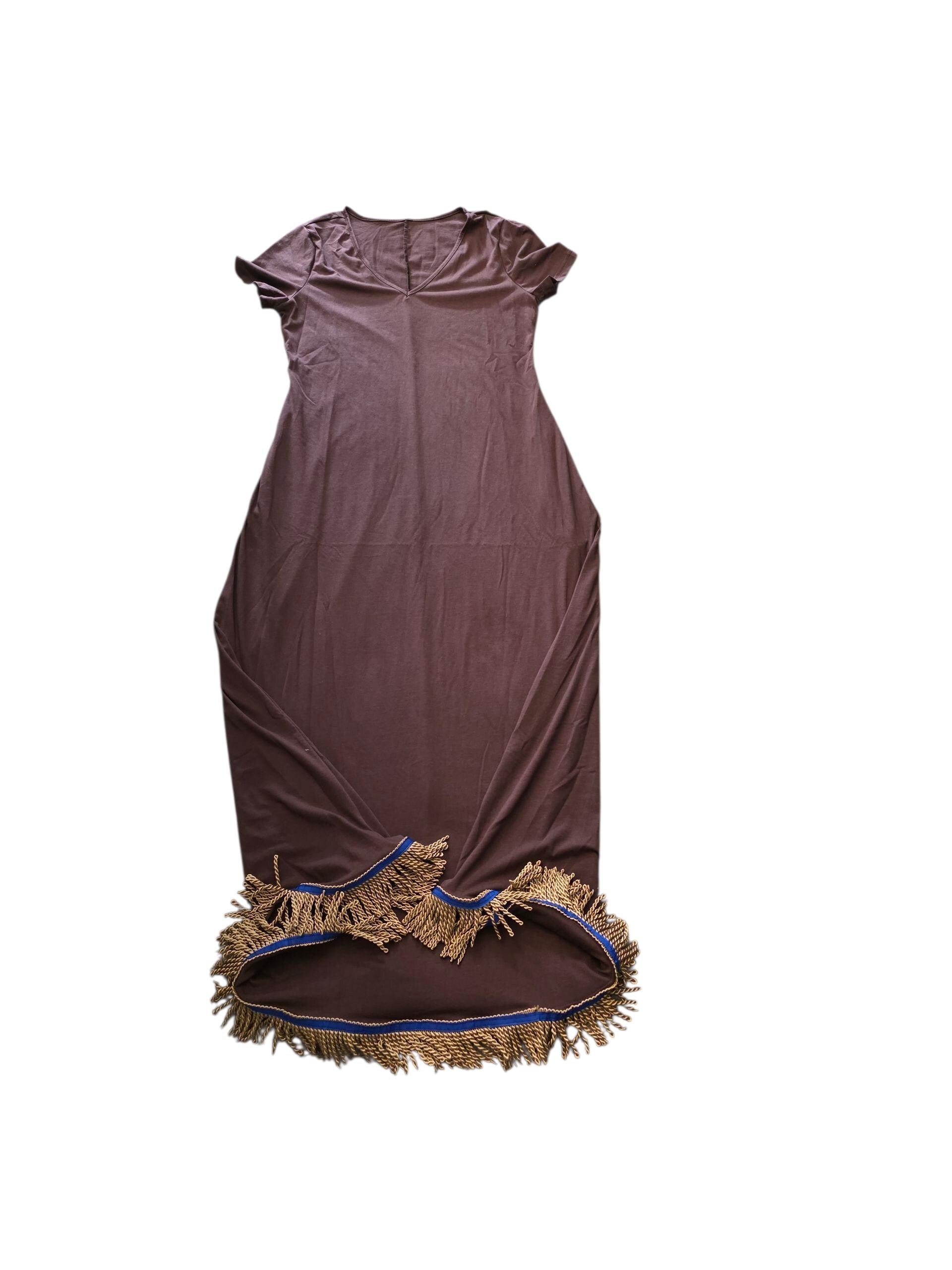 Womens dress with fringes