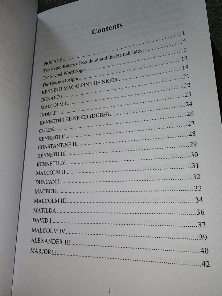 The Negro Rulers of Scotland and the British Isles