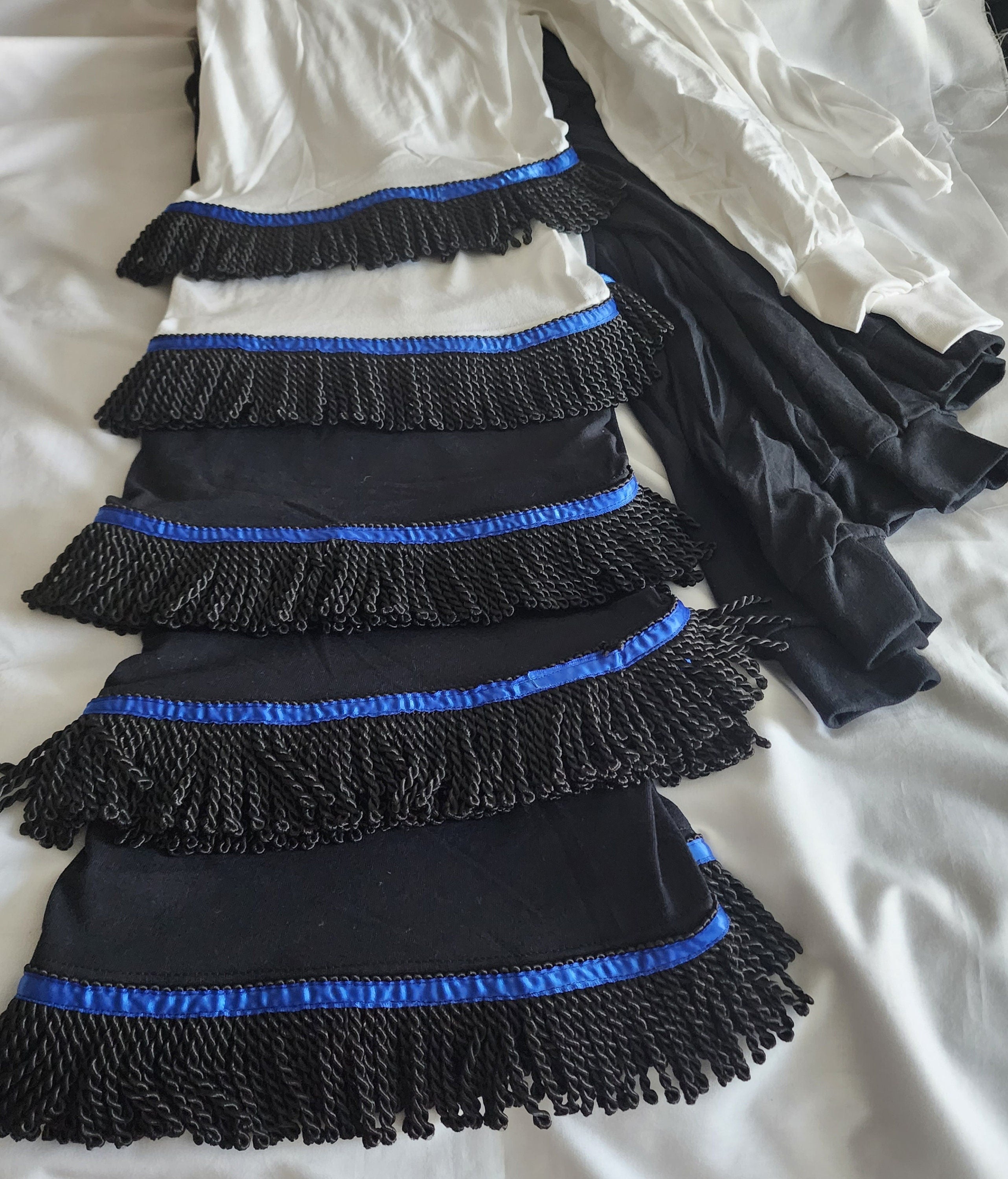 Fringed Unisex Long Sleeve Shirt - Made To Order