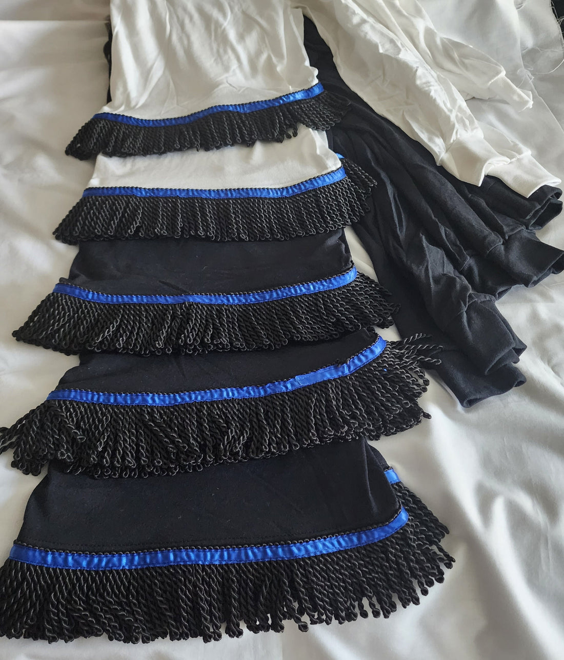 Fringed Unisex Long Sleeve Shirt - Made To Order