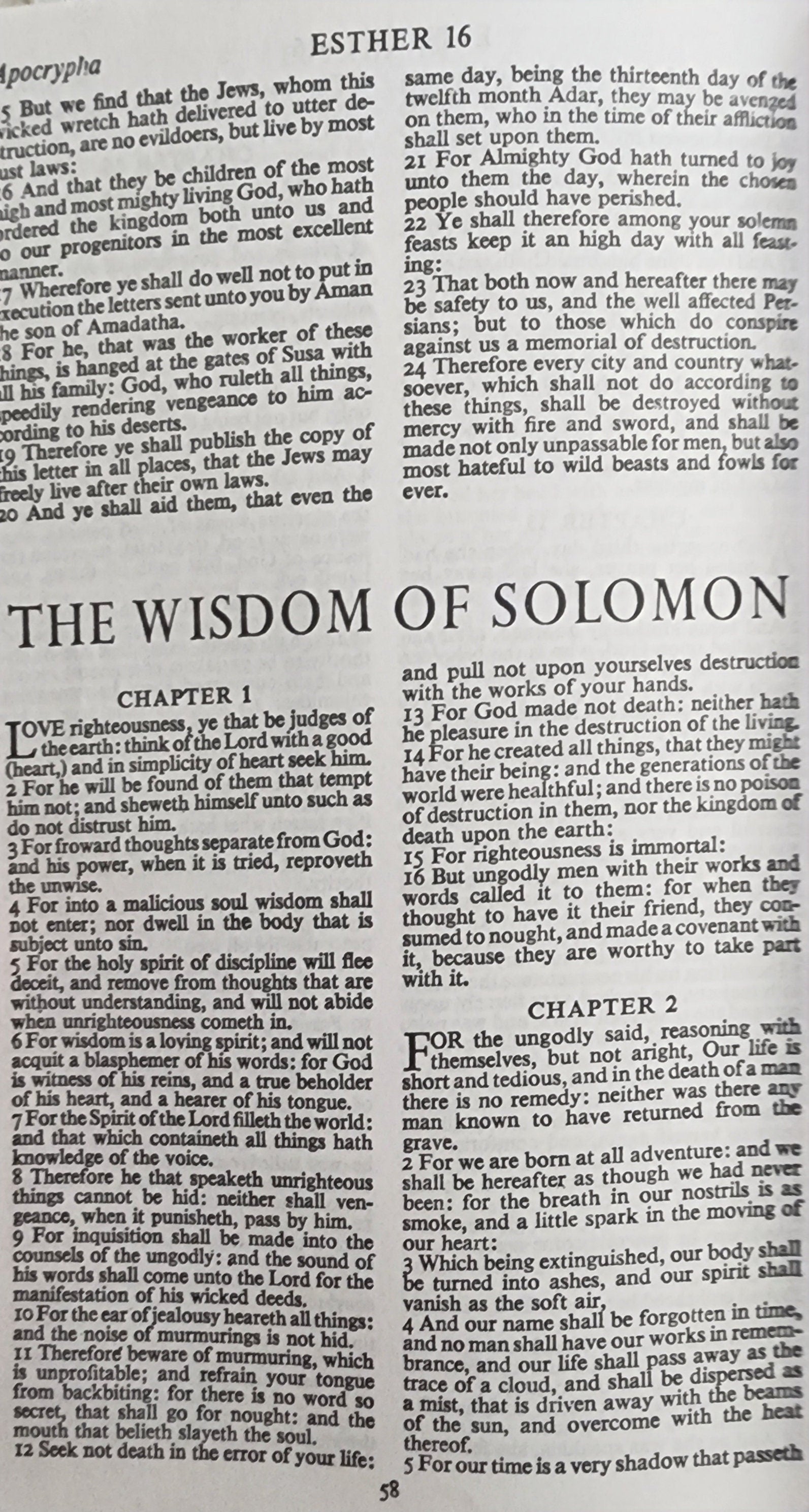 Apocrypha KJV Version